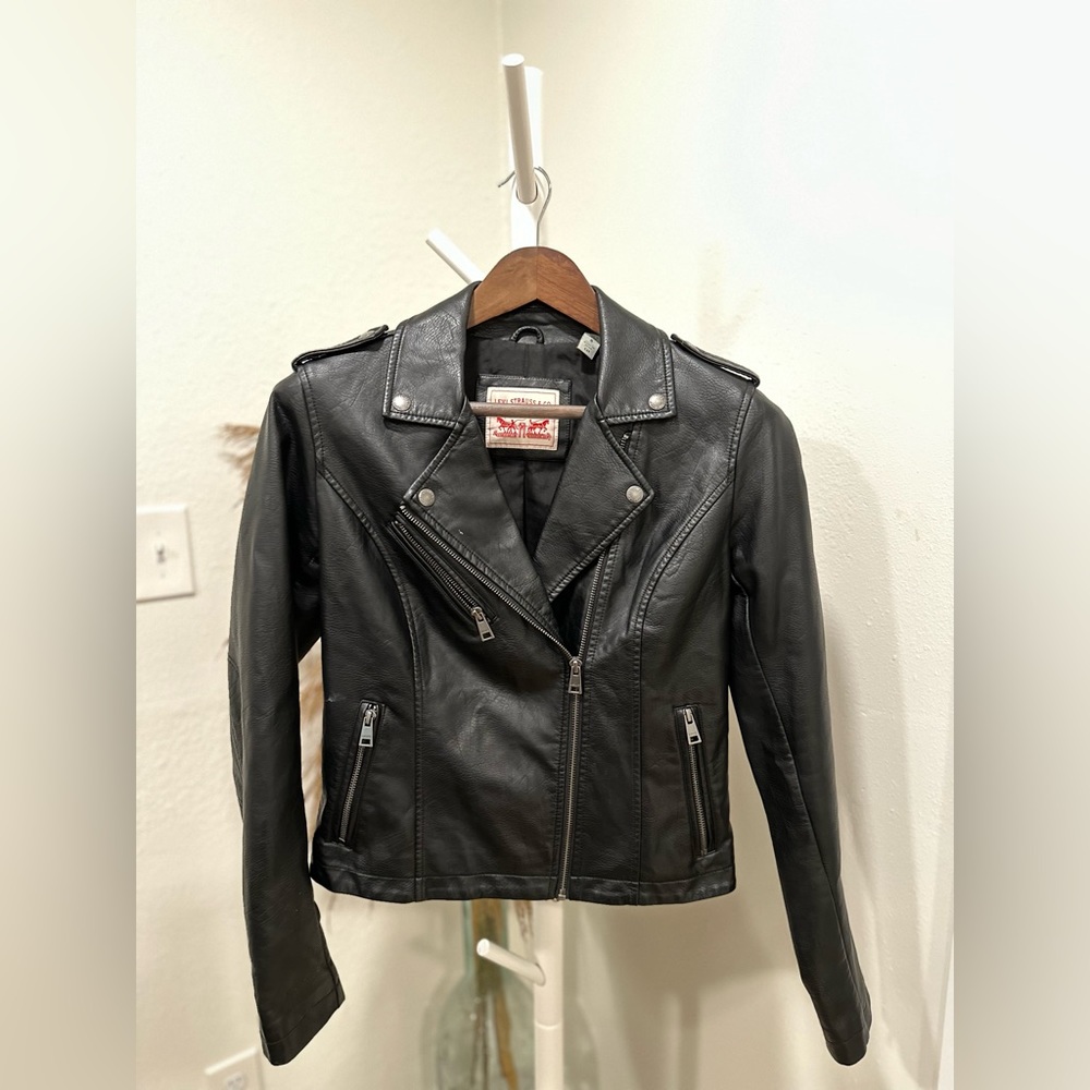 Levi’s faux leather moto jacket